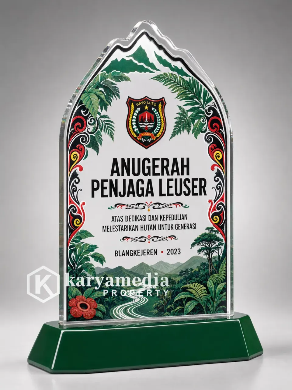 Plakat Kabupaten Gayo Lues - Sumatera Karyamedia Souvenir