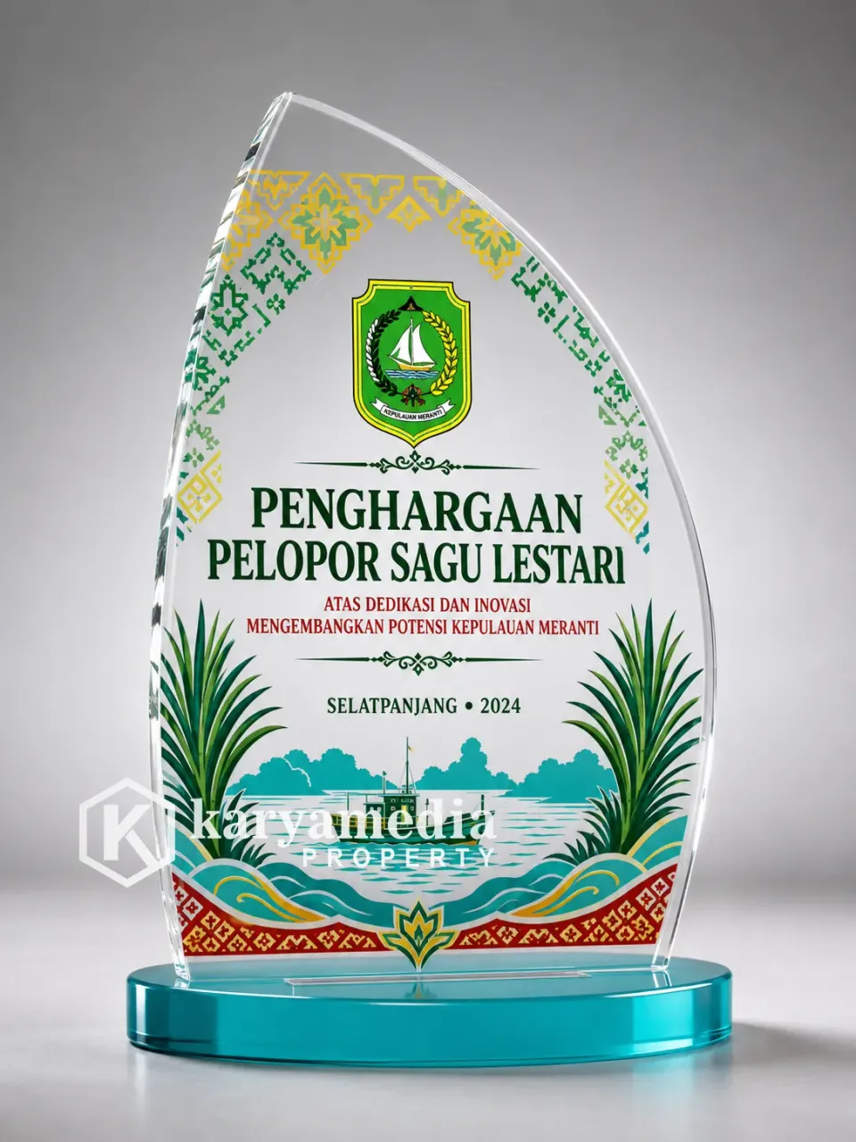 Plakat Kabupaten Kepulauan Meranti - Sumatera Karyamedia Souvenir