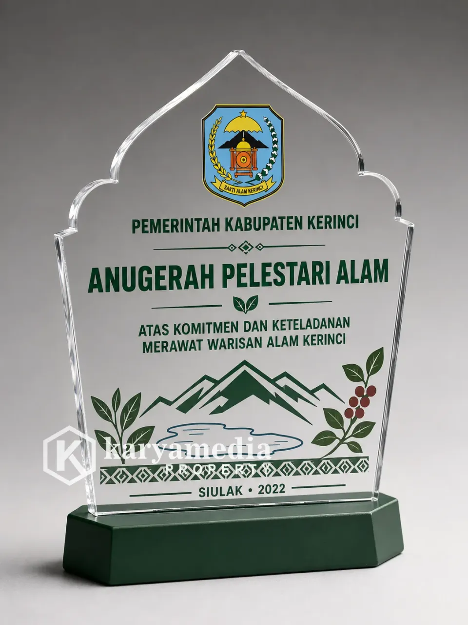 Plakat Kabupaten Kerinci - Sumatera Karyamedia Souvenir