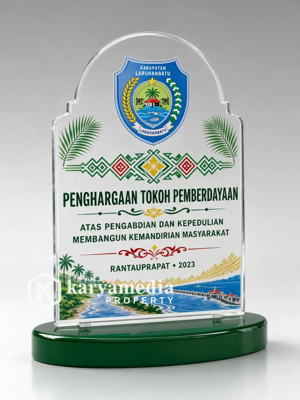 Plakat Kabupaten Labuhanbatu - Sumatera Karyamedia Souvenir