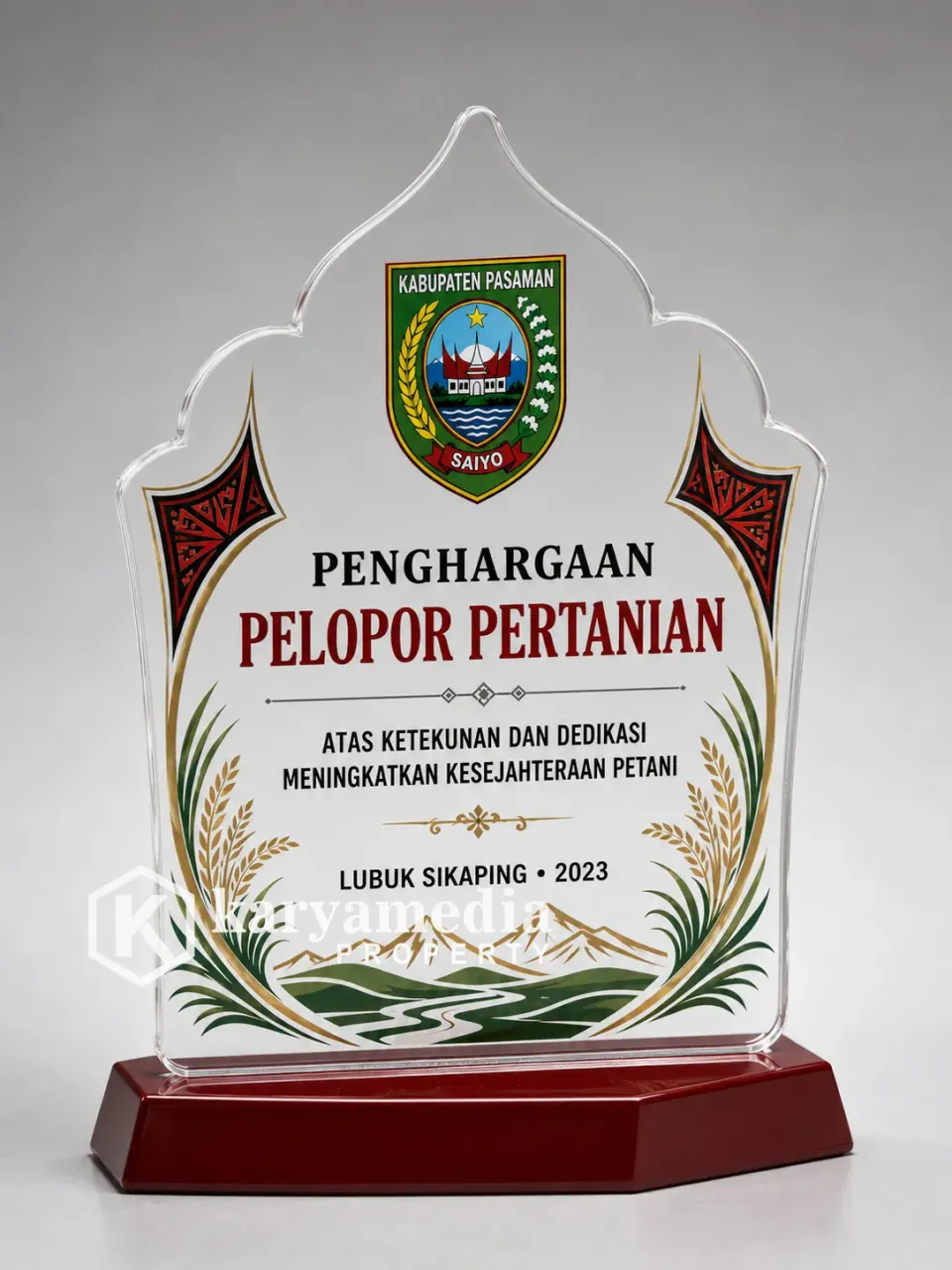 Plakat Kabupaten Pasaman - Sumatera Karyamedia Souvenir