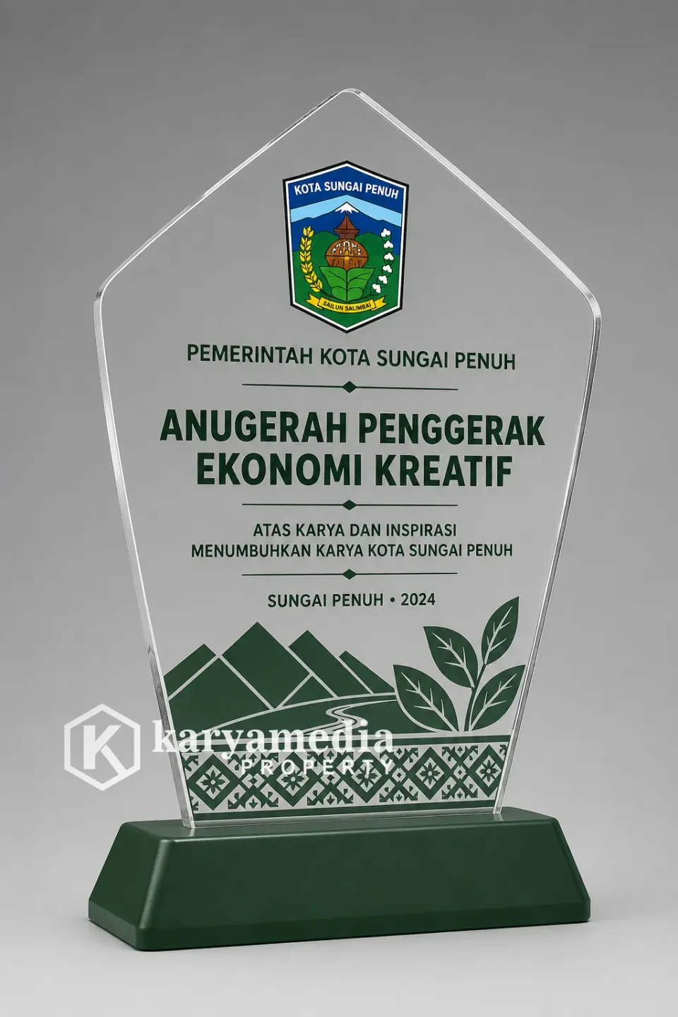 Plakat Kota Sungai Penuh - Sumatera Karyamedia Souvenir