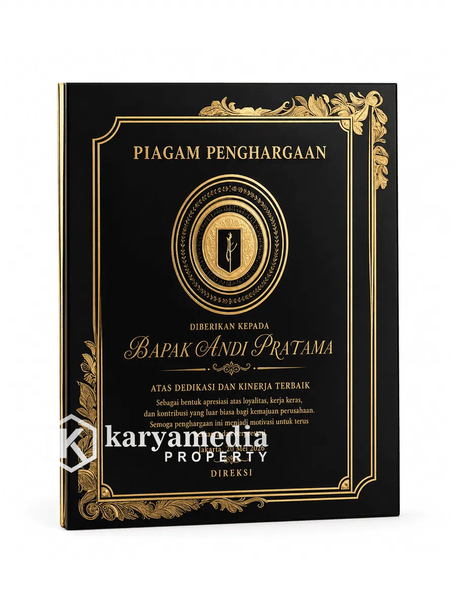 Plakat Kayu Premium 40 - Plakat Kayu Premium Karyamedia Jogja