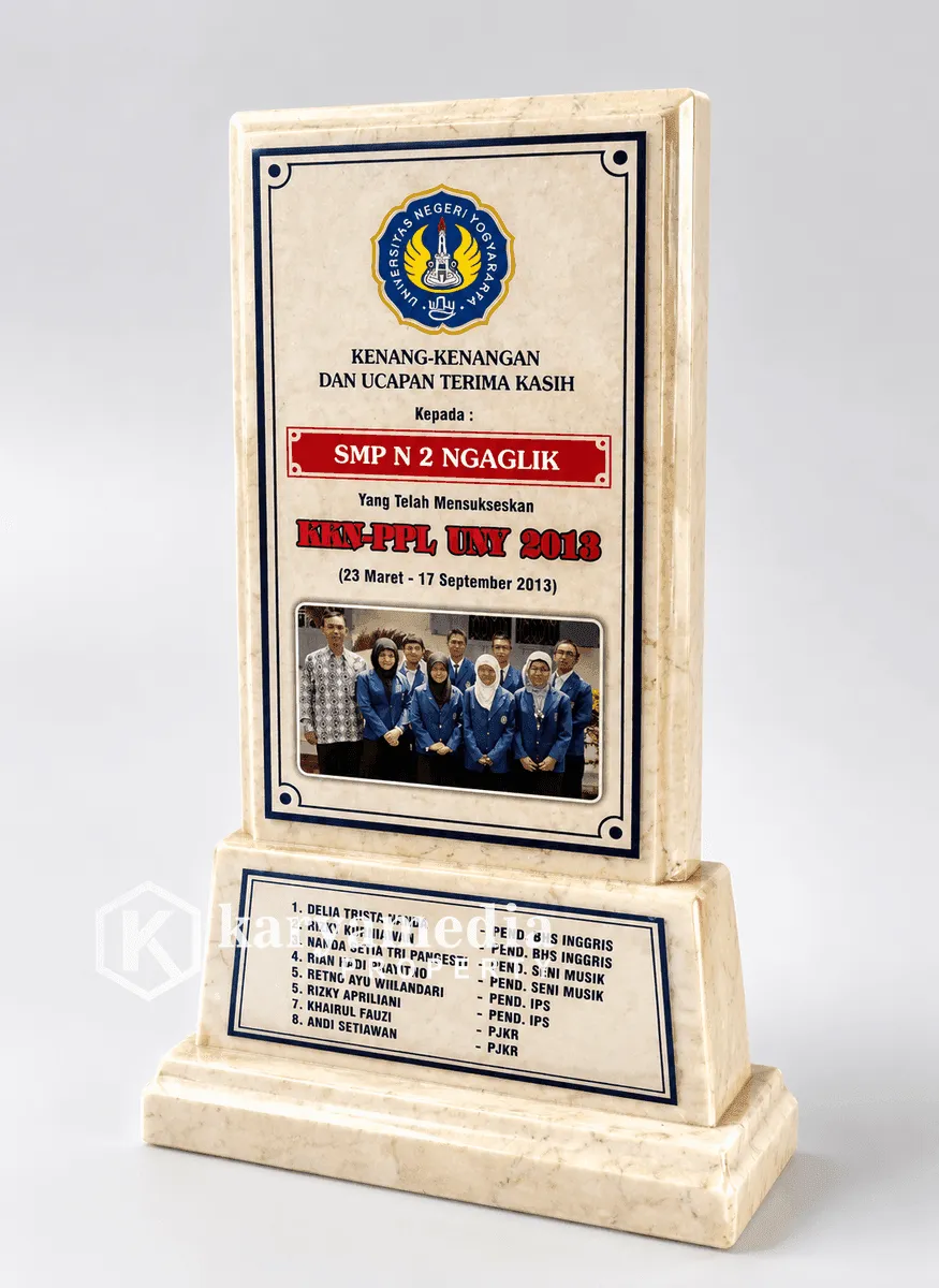Plakat Marmer 1 - Plakat Marmer Karyamedia Jogja