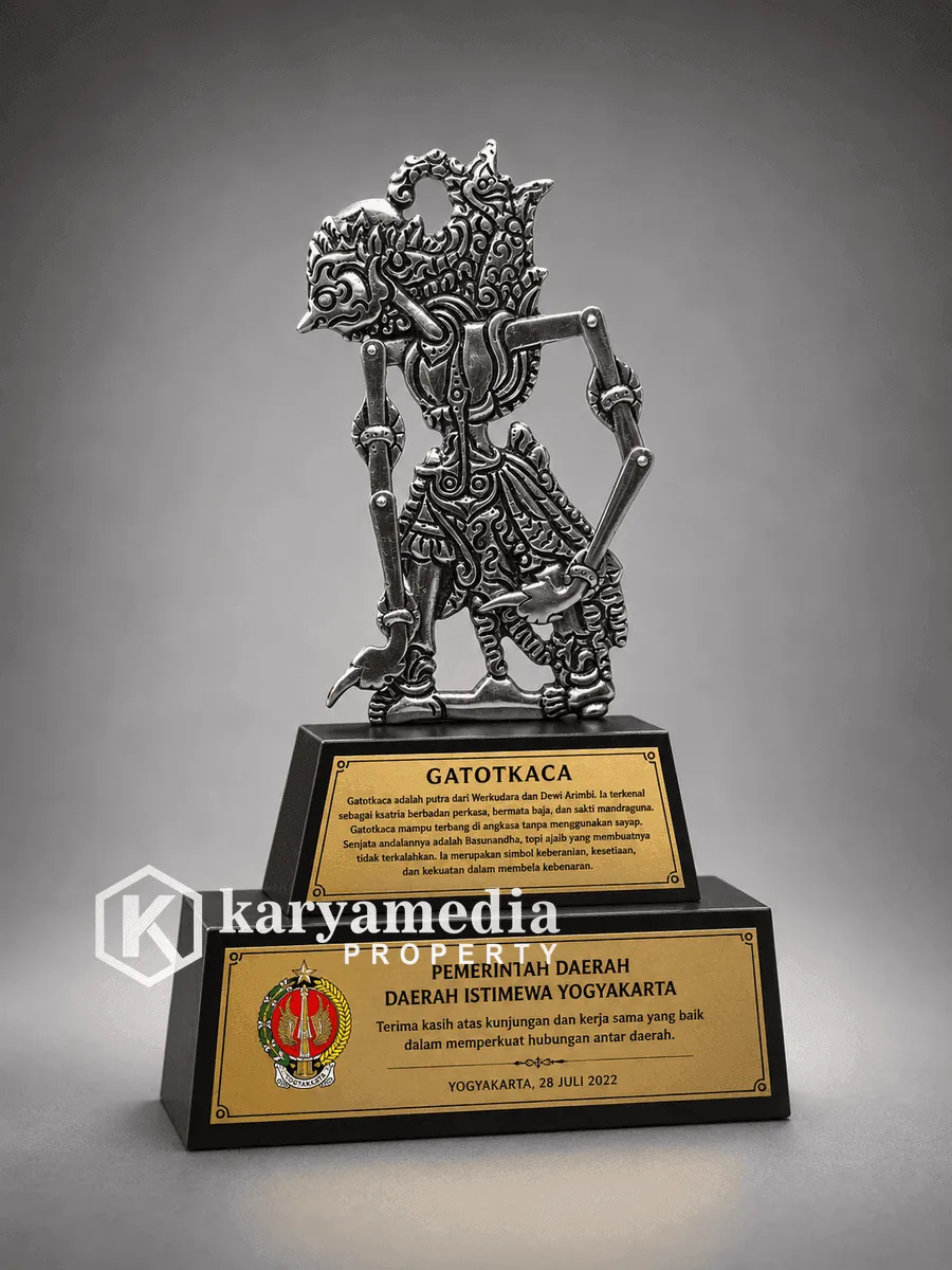 Plakat Wayang Gatotkaca - Plakat Wayang Karyamedia Jogja