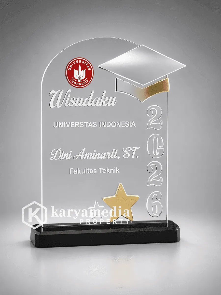 Panduan Lengkap Plakat Wisuda Akrilik Custom