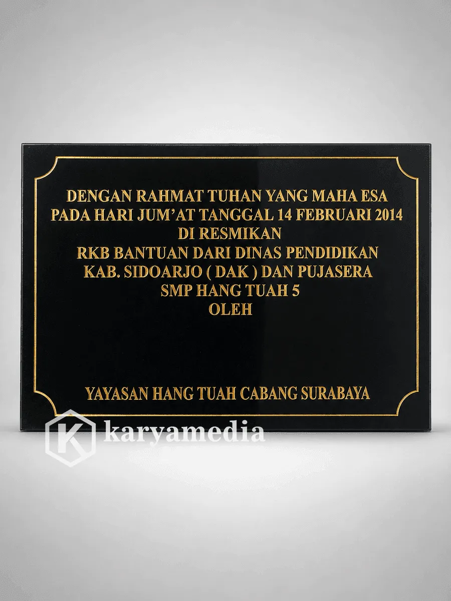 Prasasti Marmer 3 - Prasasti Marmer Karyamedia Jogja