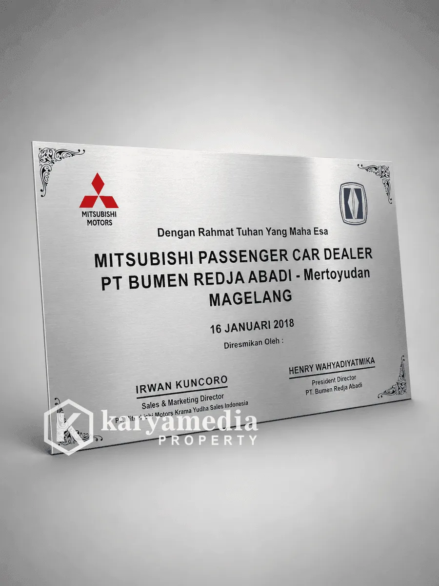 Prasasti Stainless Steel 6 - Prasasti Stainless Steel Karyamedia Jogja