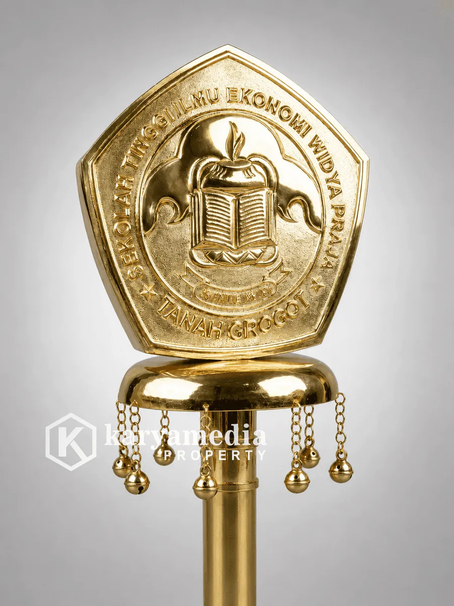Tongkat Rektor STIE Widya Praja - Pedel Tongkat Rektor Karyamedia Souvenir