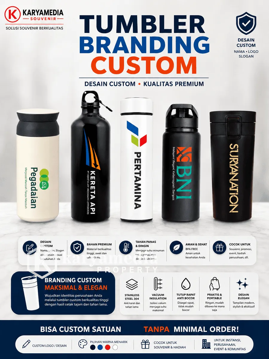 Tumbler 12 - Tumbler Karyamedia Souvenir