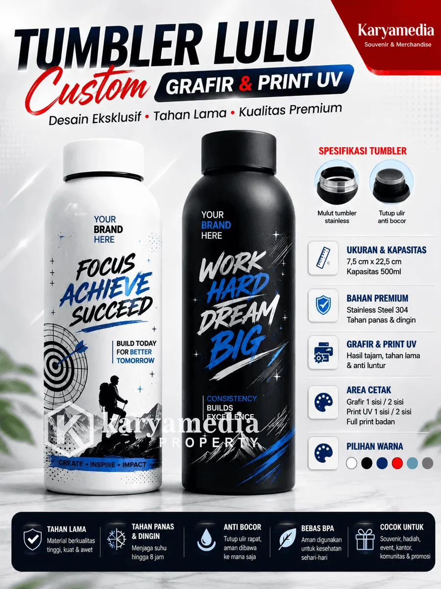 Tumbler 2 - Tumbler Karyamedia Souvenir