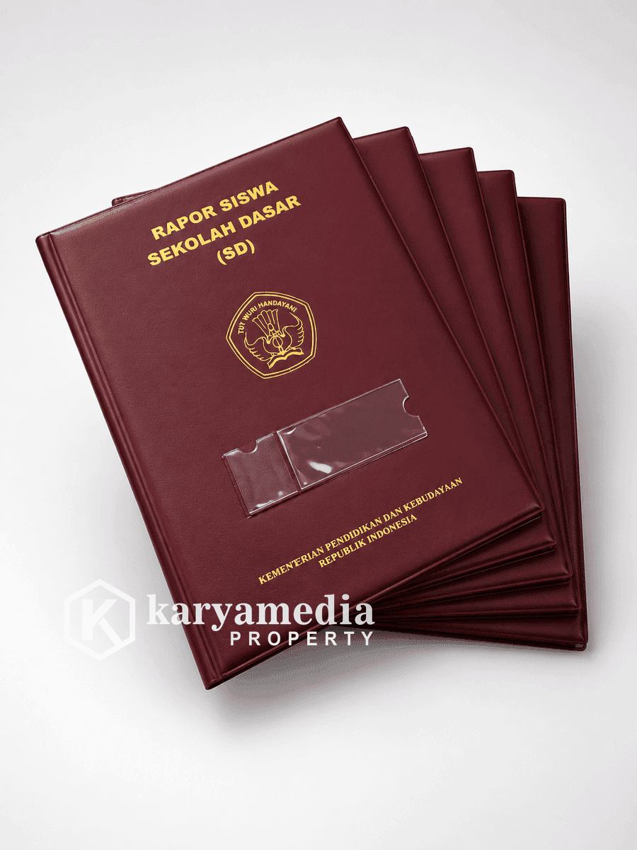 Map ijazah sablon nama dan foto wisudawan
