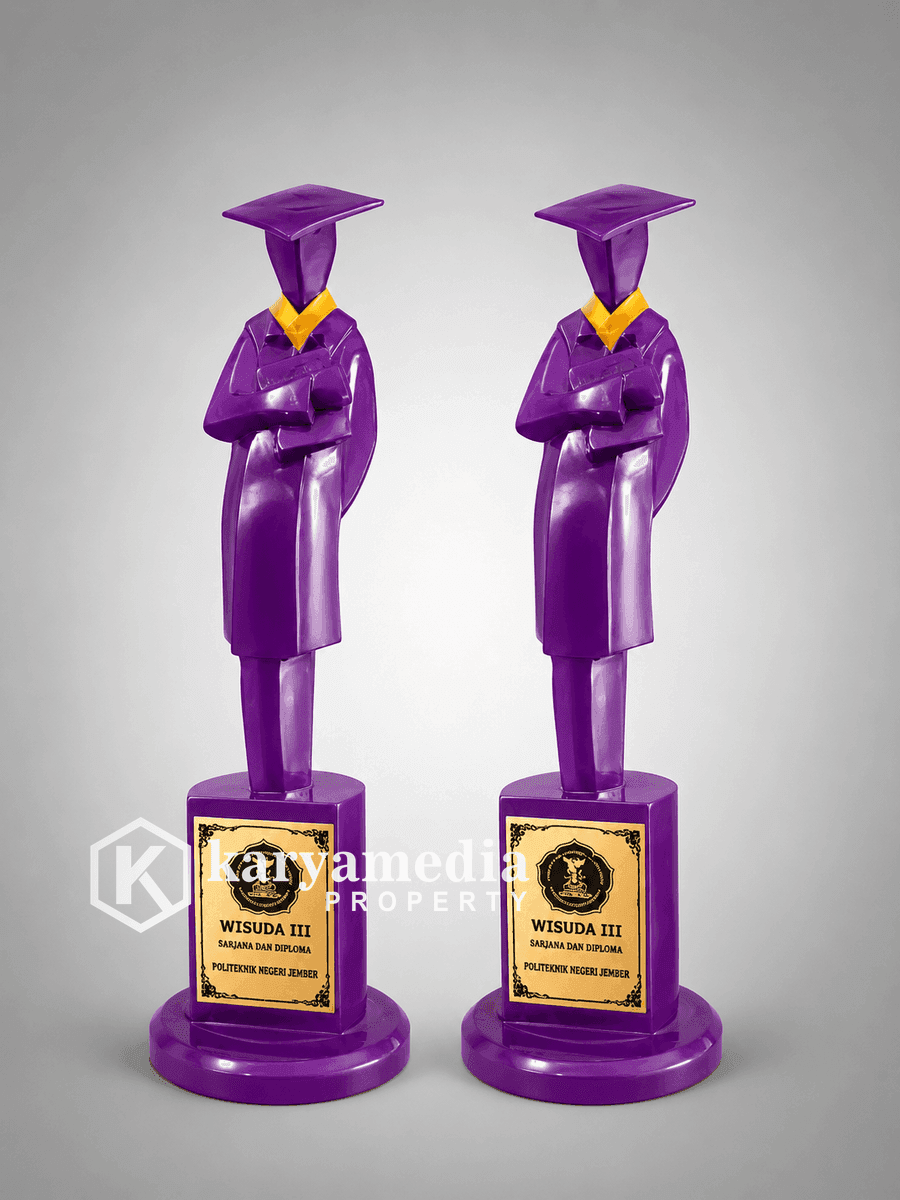 teknik produksi patung wisuda resin